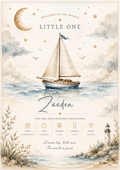 Sail into Wonder Birth Print