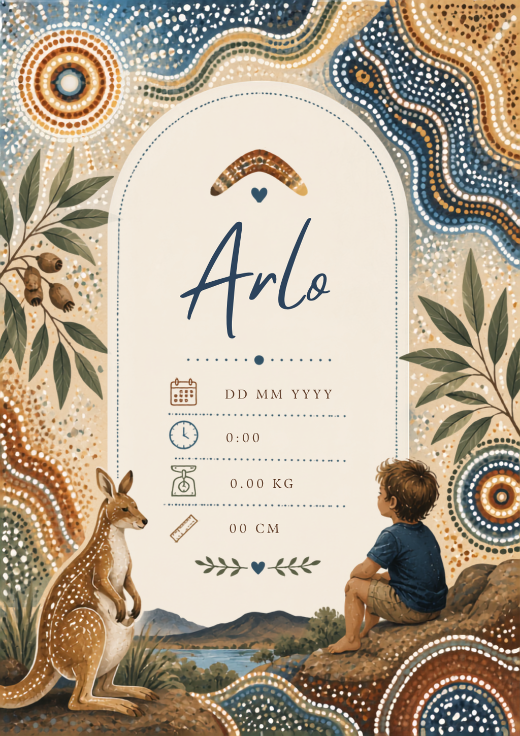 Little Explorer Birth Print