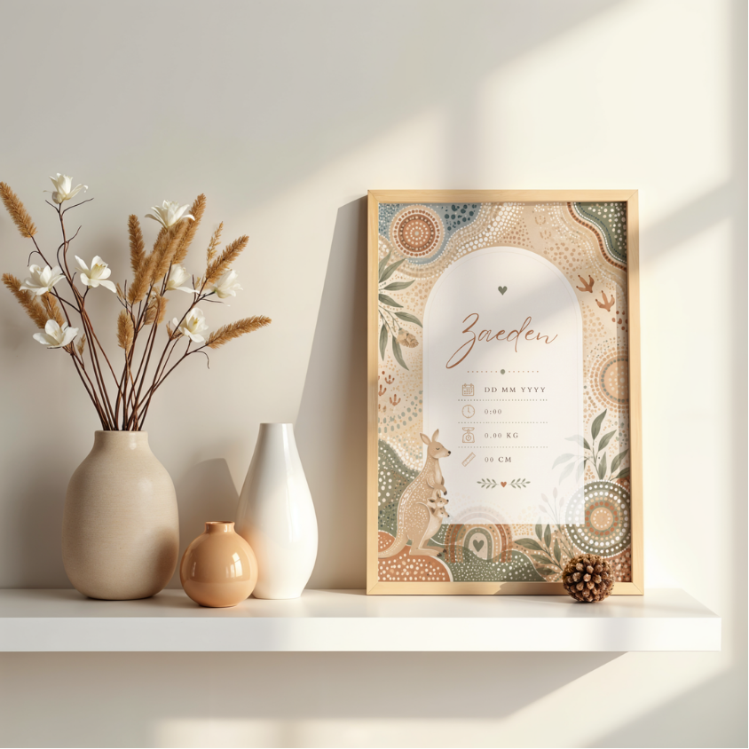 Bushland Dreams Birth Print