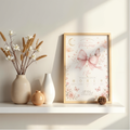 Butterfly Wishes Birth Print