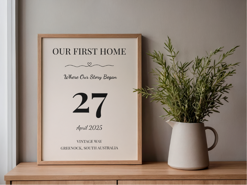 Personalised Keepsake Print