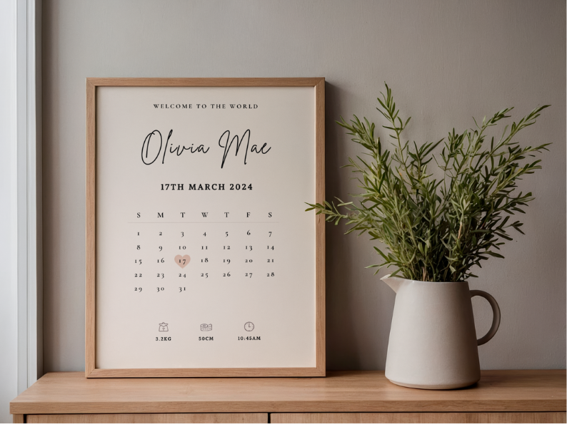 Personalised Keepsake Print