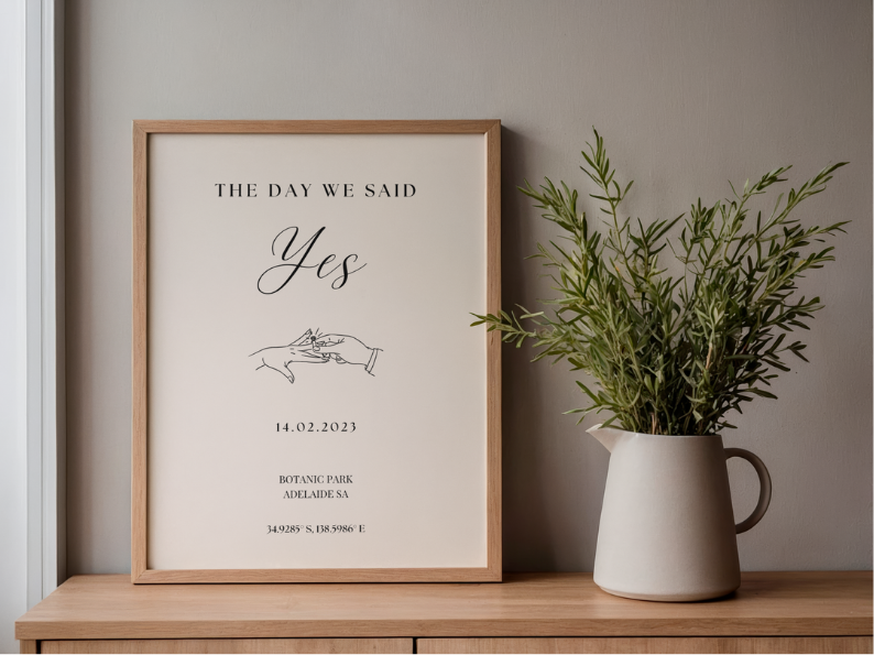 Personalised Keepsake Print